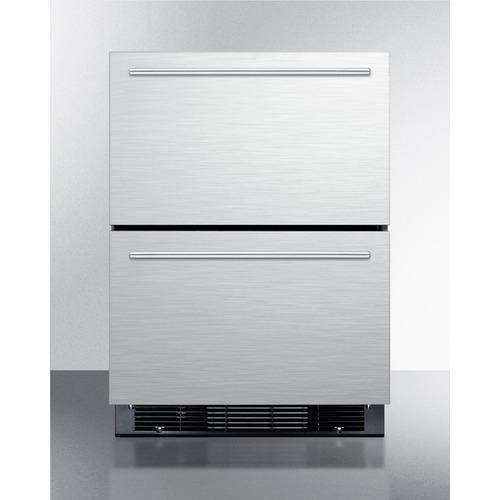 Summit Refrigerator-Freezer 24" Wide 2-Drawer Refrigerator-Freezer With Icemaker Summit Refrigerator-Freezer 24" Wide 2-Drawer Refrigerator-Freezer With Icemaker