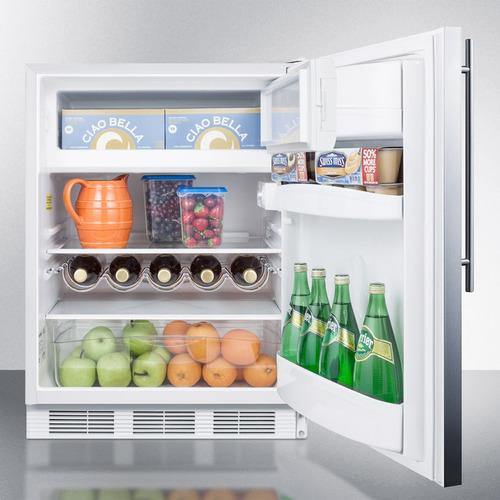 Summit Refrigerator-Freezer 24" Wide Refrigerator-Freezer, ADA Compliant Summit Refrigerator-Freezer 24" Wide Refrigerator-Freezer, ADA Compliant