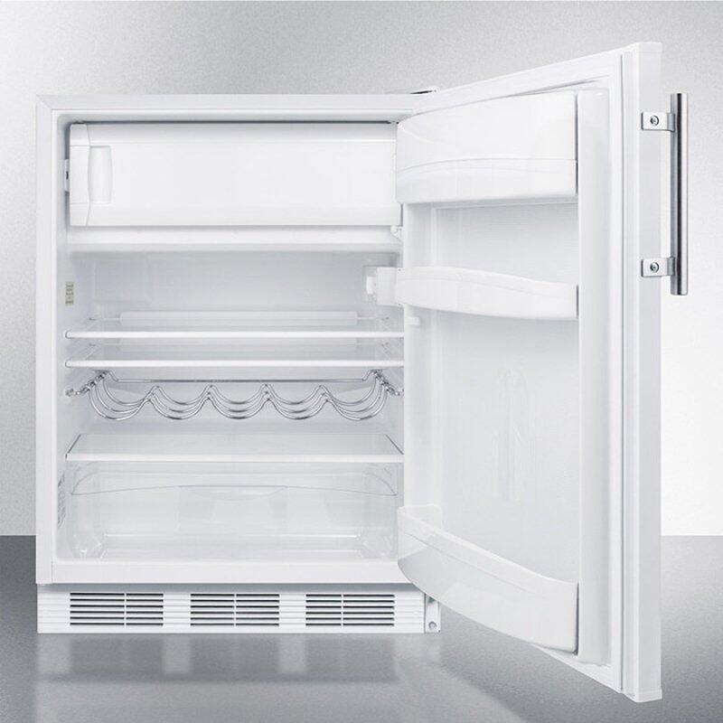 Summit Refrigerator-Freezer Summit Freestanding Counter Height Refrigerator-freezer for Residential Use, Cycle Defrost With Deluxe Interior and White Finish Summit Refrigerator-Freezer Summit Freestanding Counter Height Refrigerator-freezer for Residential Use, Cycle Defrost With Deluxe Interior and White Finish