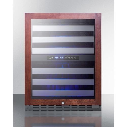 Summit Undercounter Wine Cellars 24 Inch Commercially Approved Built-In Wine Cellar with 46 Bottle Capacity, Dual Temperature Zone, Digital Controls, Full Extension Shelves, Reversible Door, Lock, and ADA Compliant: Panel Ready Summit Undercounter Wine Cellars 24 Inch Commercially Approved Built-In Wine Cellar with 46 Bottle Capacity, Dual Temperature Zone, Digital Controls, Full Extension Shelves, Reversible Door, Lock, and ADA Compliant: Panel Ready