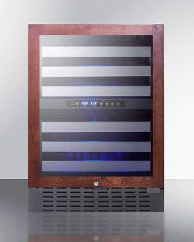 Summit Undercounter Wine Cellars 24 Inch Dual Zone Panel Ready Commercial Wine Cellar with 46 Bottle Capacity, Commercial Shelving Design, Digital Controls, Lock, Double Pane Tempered Glass Door, and 100% CFC Free Summit Undercounter Wine Cellars 24 Inch Dual Zone Panel Ready Commercial Wine Cellar with 46 Bottle Capacity, Commercial Shelving Design, Digital Controls, Lock, Double Pane Tempered Glass Door, and 100% CFC Free
