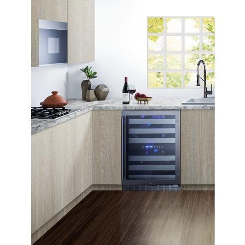 Summit Undercounter Wine Cellars 24" Wide Built-In Wine Cellar, ADA Compliant Summit Undercounter Wine Cellars 24" Wide Built-In Wine Cellar, ADA Compliant