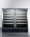 Summit Undercounter Wine Cellars 36" Wide Built-In Wine Cellar, ADA Compliant