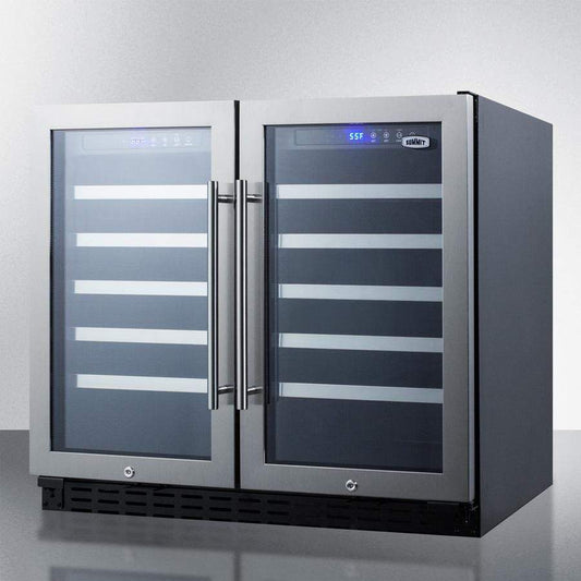 Summit Undercounter Wine Cellars 36" Wide Built-In Wine Cellar, ADA Compliant