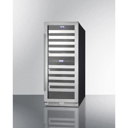 Summit Wine Cellars 24" Wide Dual-Zone Wine Cellar Summit Wine Cellars 24" Wide Dual-Zone Wine Cellar
