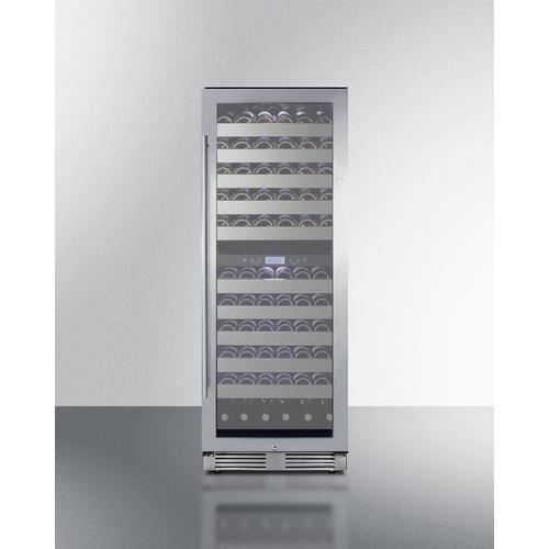 Summit Wine Cellars 24" Wide Dual-Zone Wine Cellar Summit Wine Cellars 24" Wide Dual-Zone Wine Cellar