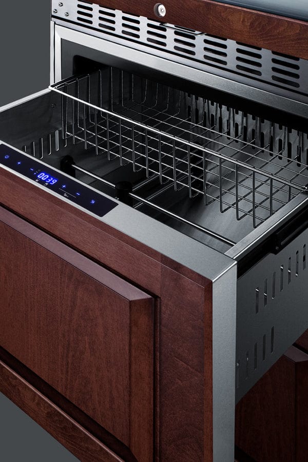 Summit Wine Refrigerators Built in and Free Standing Summit® 24" Wide Combination Dual-Zone Wine Cellar and 2-Drawer Refrigerator-Freezer (Panels Not Included) | SWCDRF24PNR Summit Wine Refrigerators Built in and Free Standing Summit® 24" Wide Combination Dual-Zone Wine Cellar and 2-Drawer Refrigerator-Freezer (Panels Not Included) | SWCDRF24PNR