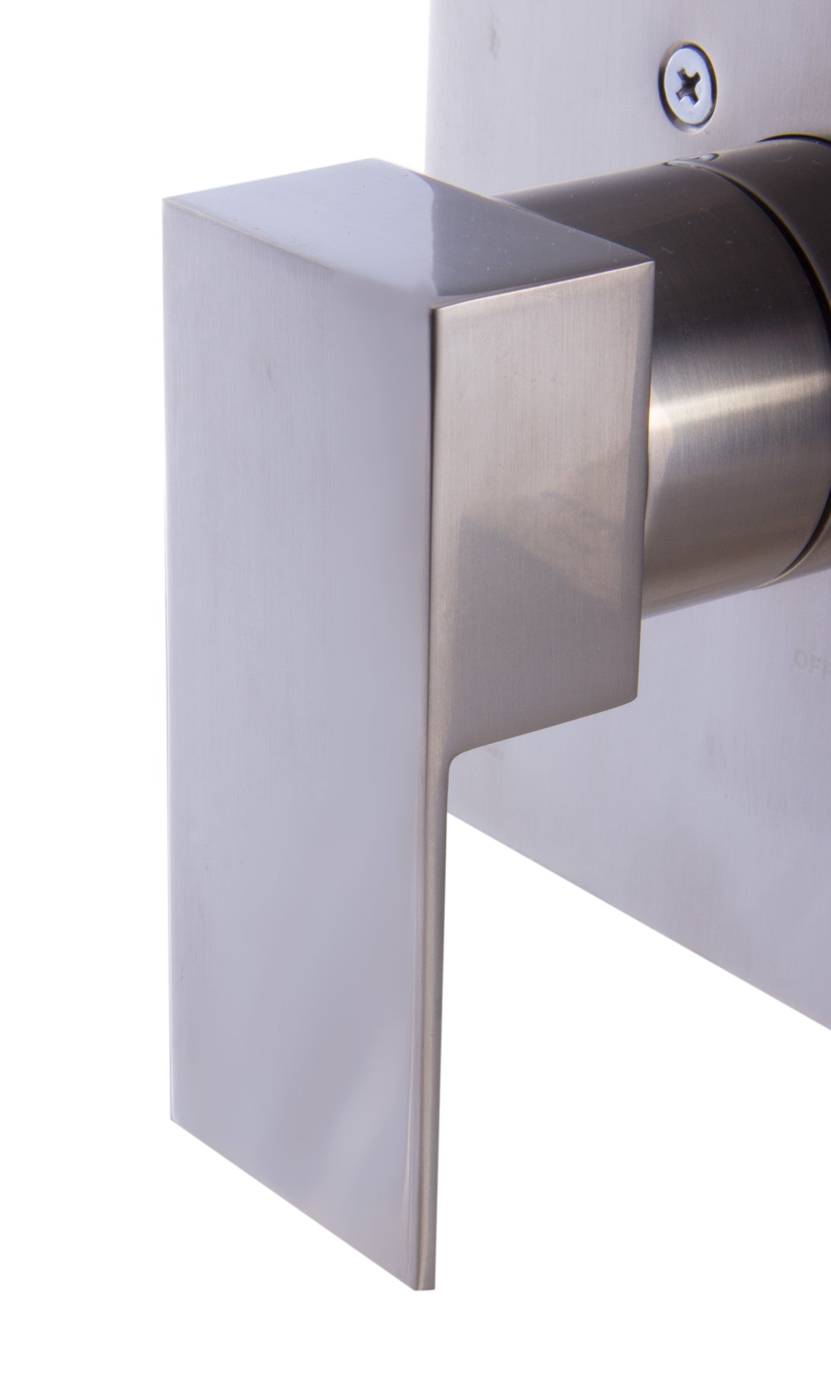 ALFI Brand - Brushed Nickel Modern Square Pressure Balanced Shower Mixer | AB6701-BN ALFI Brand - Brushed Nickel Modern Square Pressure Balanced Shower Mixer | AB6701-BN