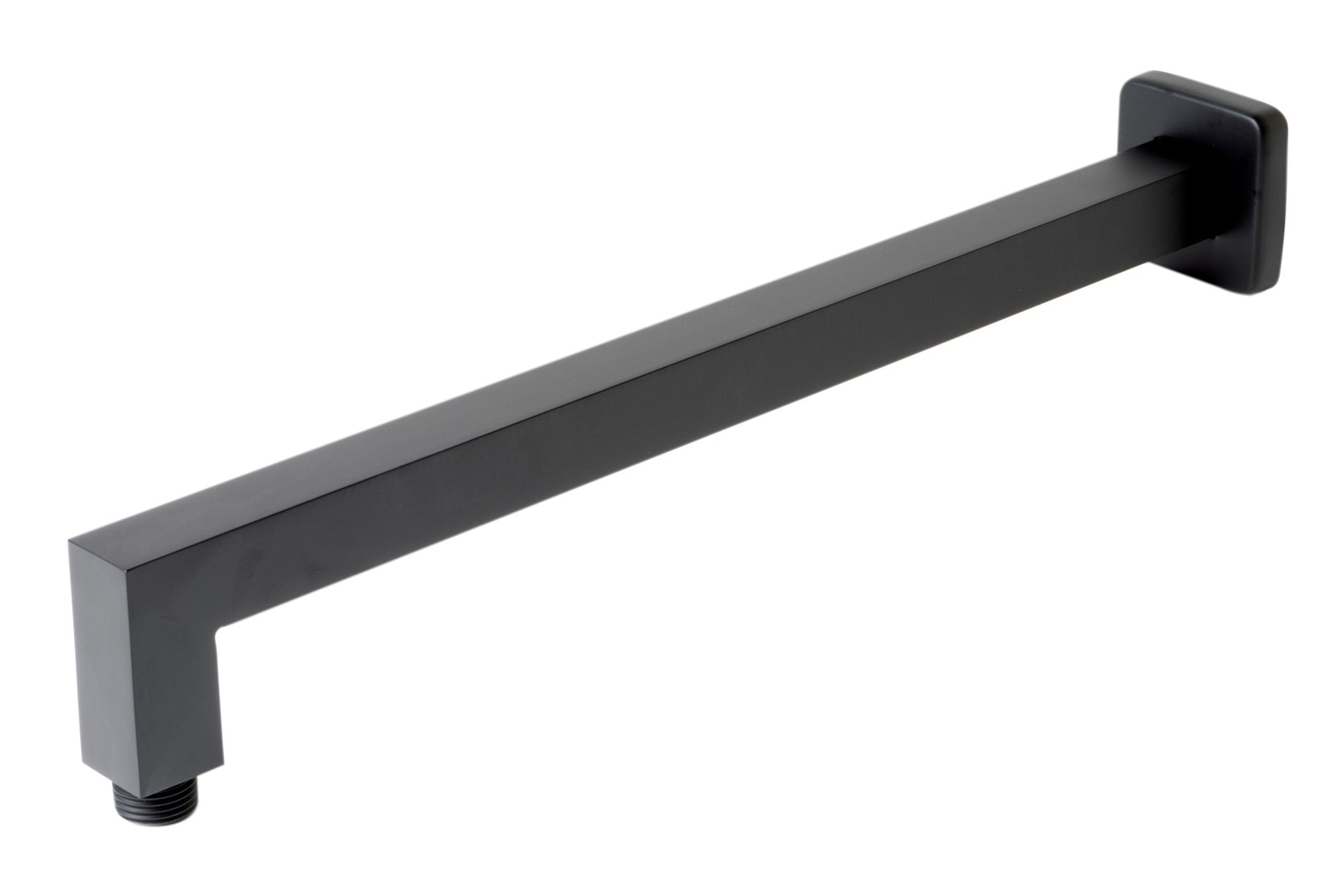 ALFI Brand - Black Matte 16" Square Wall Shower Arm | ABSA16S-BM ALFI Brand - Black Matte 16" Square Wall Shower Arm | ABSA16S-BM