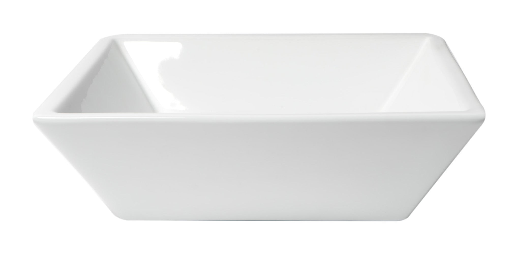 ALFI Brand - White 17" Square Above Mount Ceramic Sink | ABC912 ALFI Brand - White 17" Square Above Mount Ceramic Sink | ABC912