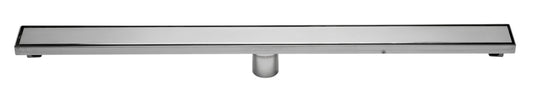 ALFI Brand - 36" Modern Polished Stainless Steel Linear Shower Drain with Solid Cover | ABLD36B-PSS