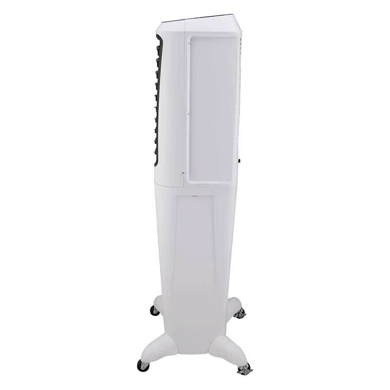 Honeywell - 588 CFM Indoor Evaporative Air Cooler (Swamp Cooler) with Remote Control in White Honeywell - 588 CFM Indoor Evaporative Air Cooler (Swamp Cooler) with Remote Control in White
