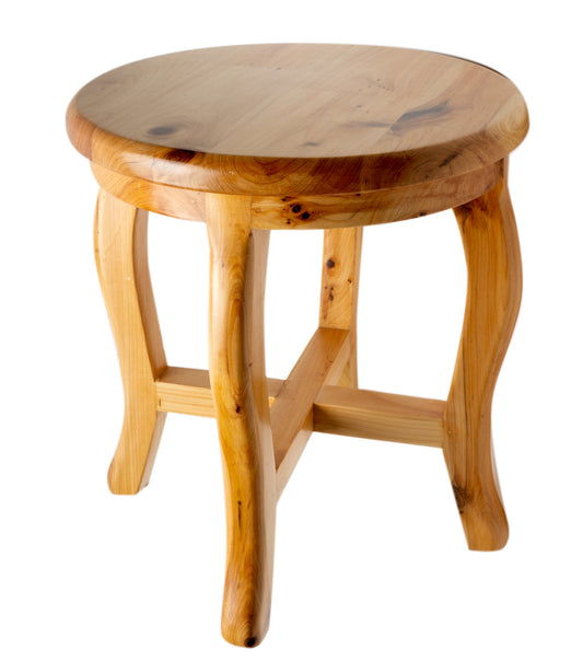 ALFI Brand - 11" Cedar Wood Round Stool Multi-Purpose Accessory | AB4406