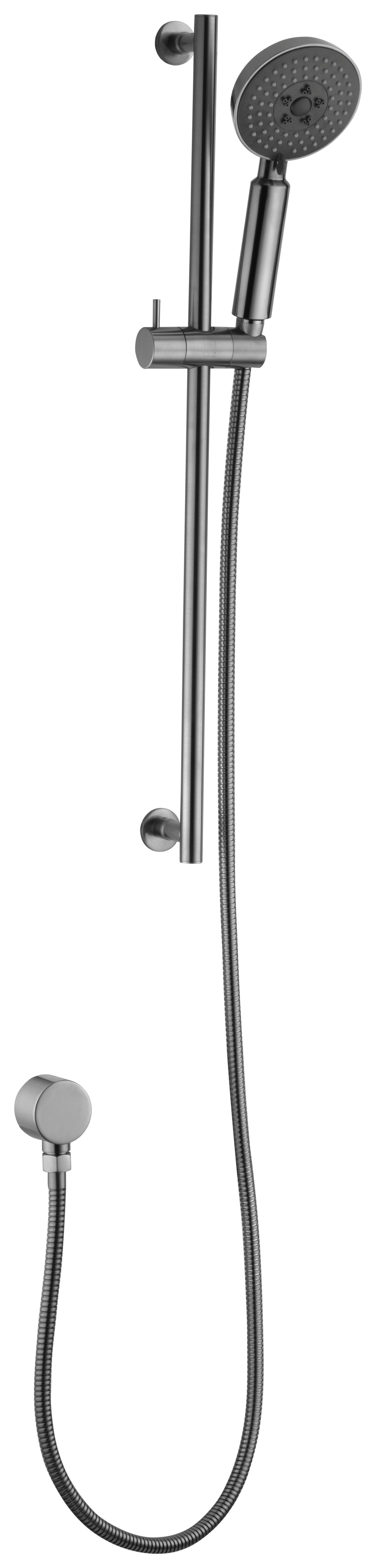 ALFI Brand - Brushed Nickel Sliding Rail Hand Held Shower Head Set with Hose | AB7938-BN ALFI Brand - Brushed Nickel Sliding Rail Hand Held Shower Head Set with Hose | AB7938-BN
