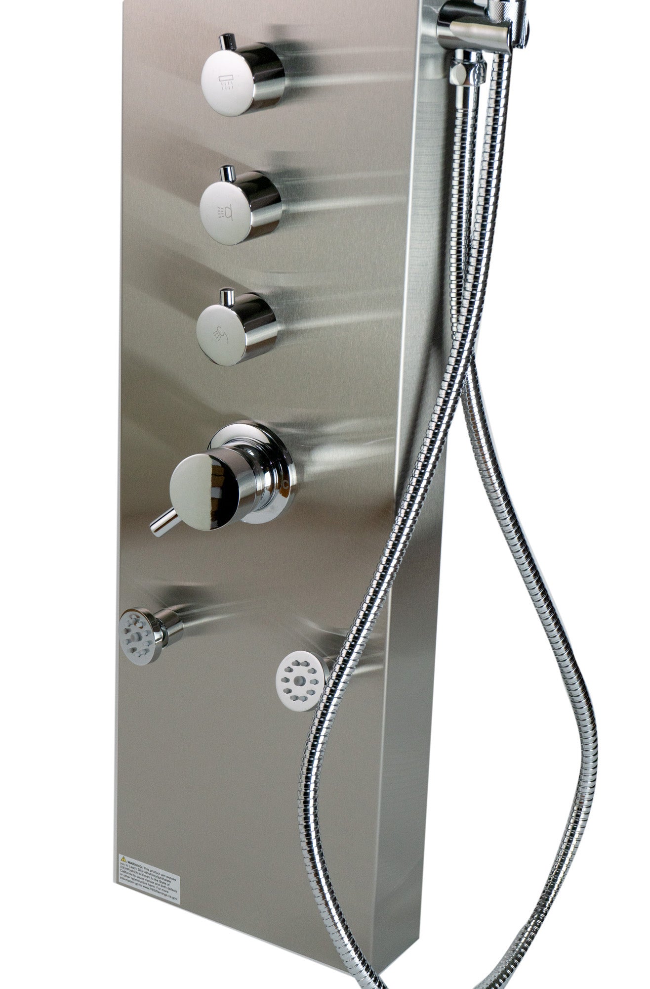 ALFI Brand - Stainless Steel Shower Panel with 6 Body Sprays | ABSP40 ALFI Brand - Stainless Steel Shower Panel with 6 Body Sprays | ABSP40