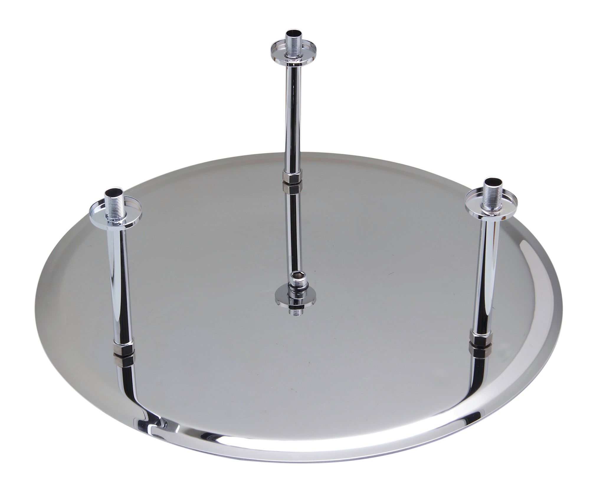 ALFI Brand - 24" Round Polished Solid Stainless Steel Ultra Thin Rain Shower Head | RAIN24R-PSS ALFI Brand - 24" Round Polished Solid Stainless Steel Ultra Thin Rain Shower Head | RAIN24R-PSS