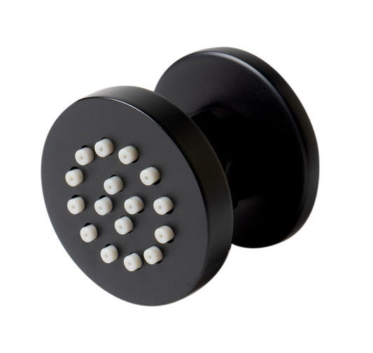 ALFI Brand - Black Matte 2" Round Adjustable Shower Body Spray | AB3830-BM