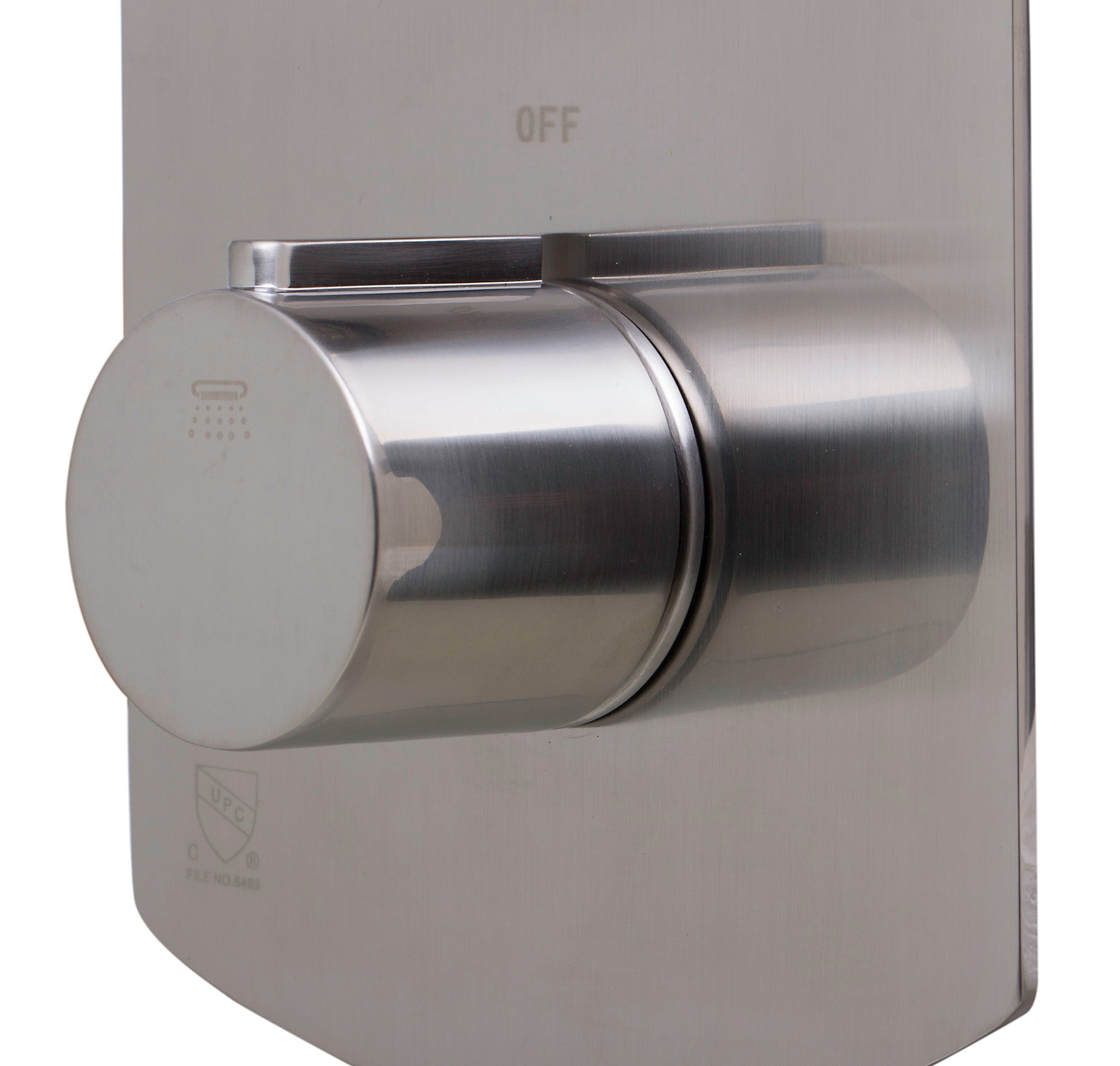 ALFI Brand - Brushed Nickel Concealed 3-Way Thermostatic Valve Shower Mixer Round Knobs | AB4001-BN ALFI Brand - Brushed Nickel Concealed 3-Way Thermostatic Valve Shower Mixer Round Knobs | AB4001-BN