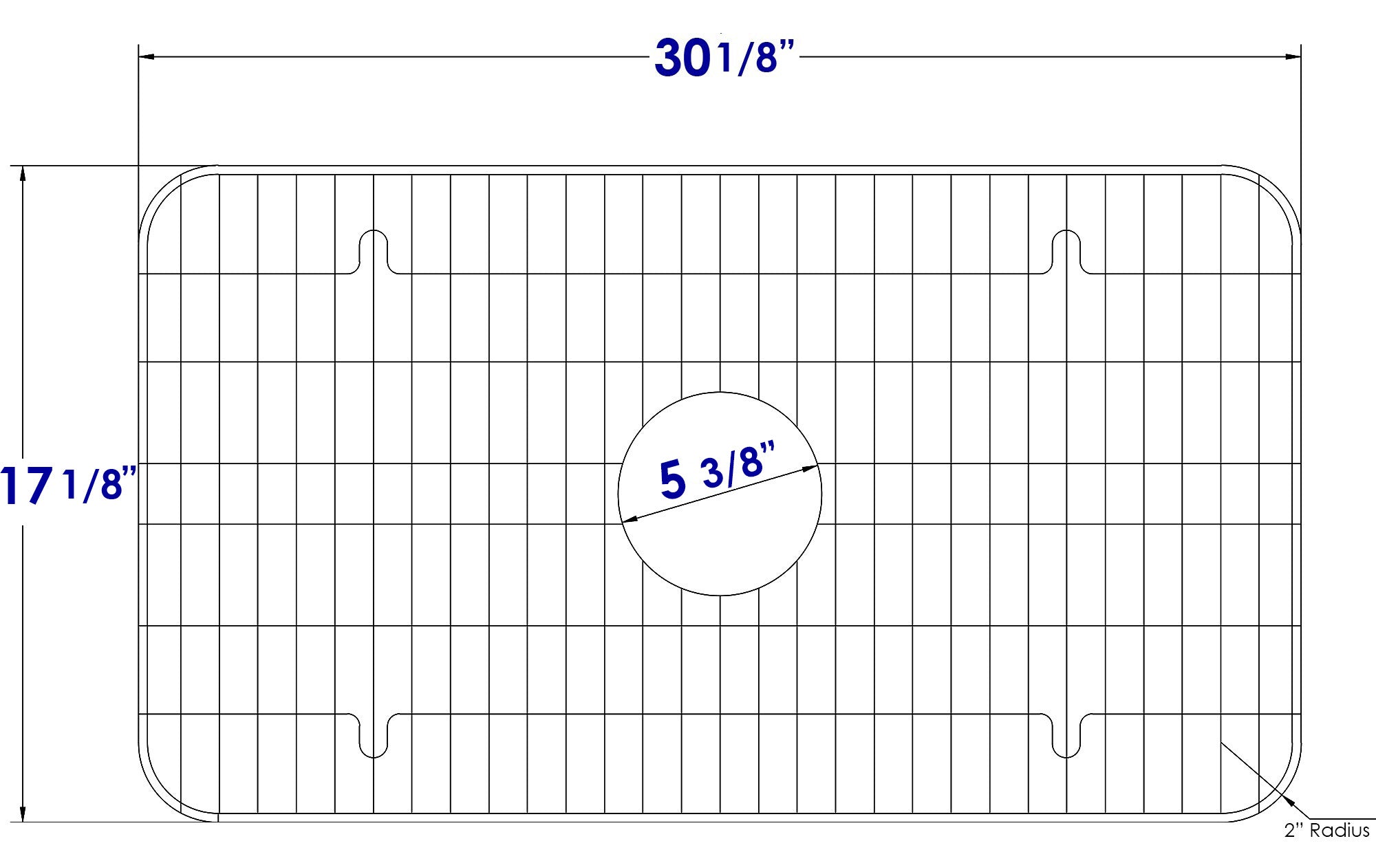 ALFI Brand - Stainless Steel Protective Grid for AB532 & AB533 Kitchen Sinks | GR533 ALFI Brand - Stainless Steel Protective Grid for AB532 & AB533 Kitchen Sinks | GR533