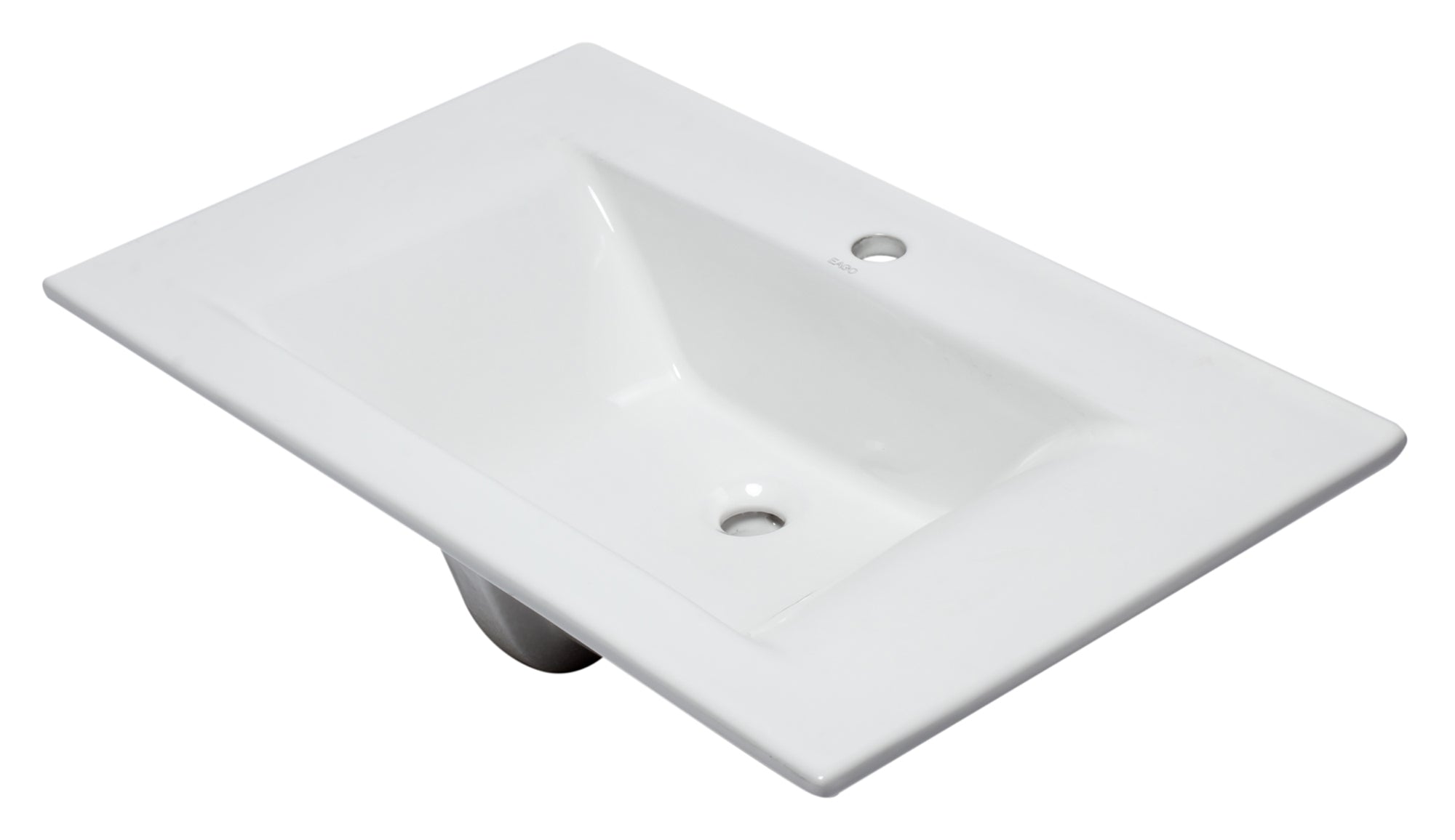 EAGO - White Ceramic 32"x19" Rectangular Drop In Sink | BB127 EAGO - White Ceramic 32"x19" Rectangular Drop In Sink | BB127