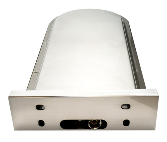 ALFI Brand - Brushed Nickel 10" Wall-Mounted Square Waterfall Rain Shower Head | RAIN10RW-BN