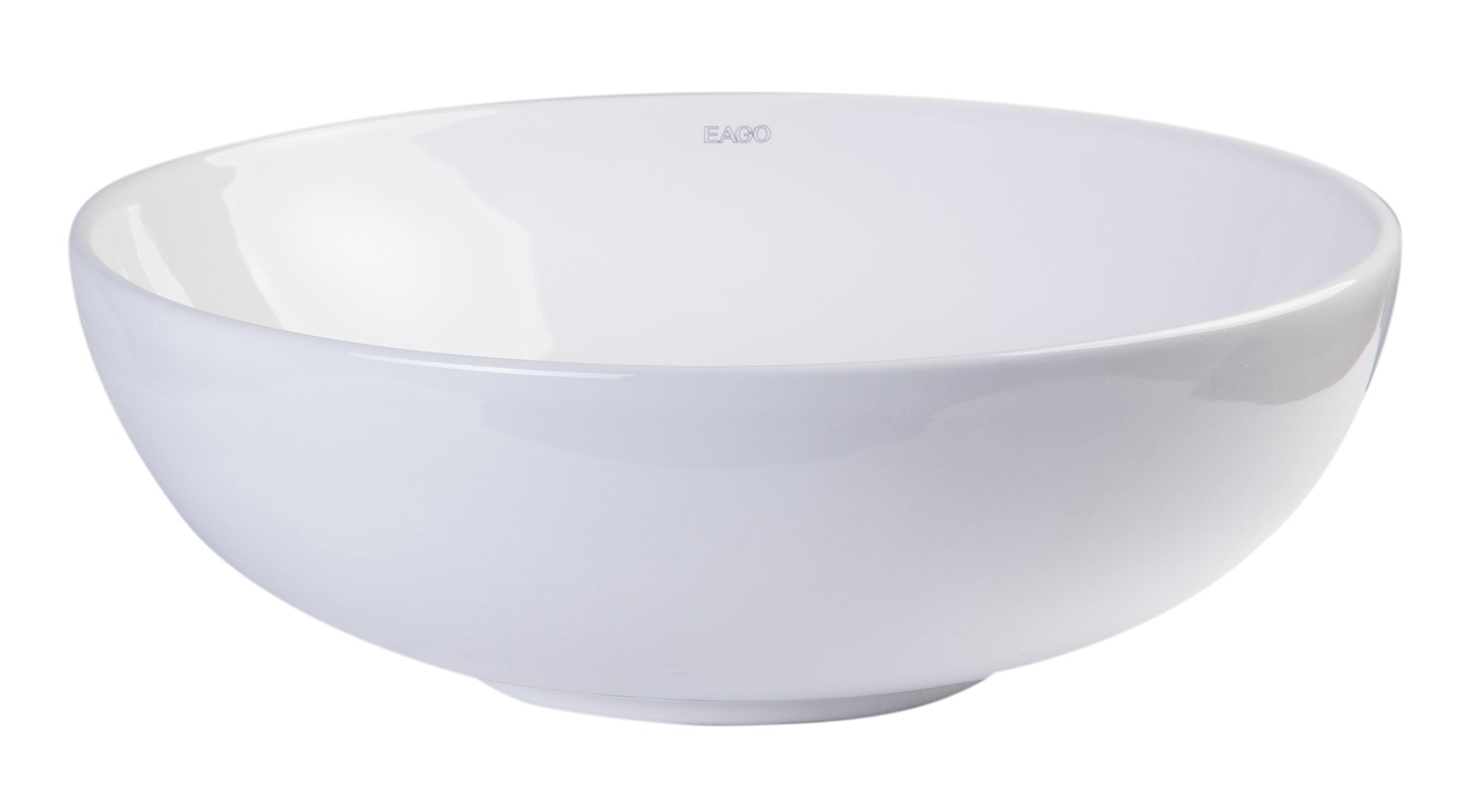 EAGO - 18" ROUND CERAMIC ABOVE MOUNT BATHROOM BASIN VESSEL SINK | BA351 EAGO - 18" ROUND CERAMIC ABOVE MOUNT BATHROOM BASIN VESSEL SINK | BA351