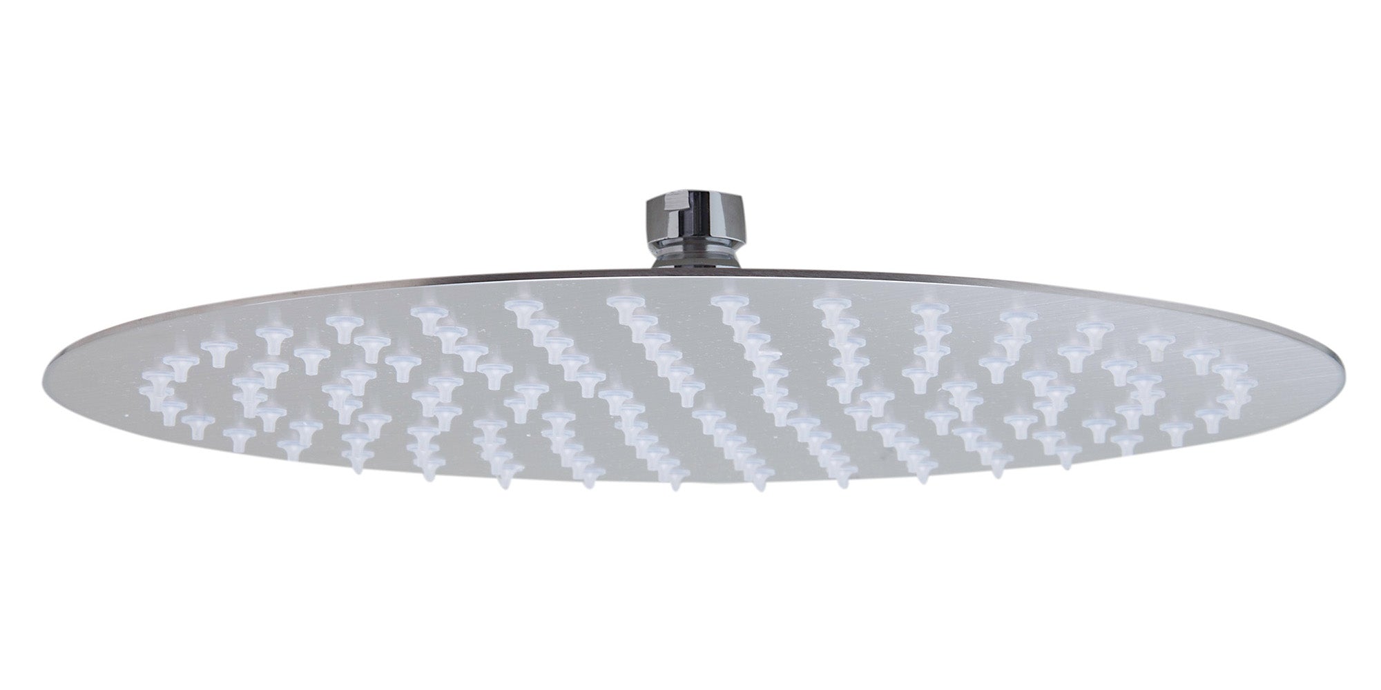 ALFI Brand - Solid Brushed Stainless Steel 12" Round Ultra Thin Rain Shower Head | RAIN12R-BSS ALFI Brand - Solid Brushed Stainless Steel 12" Round Ultra Thin Rain Shower Head | RAIN12R-BSS