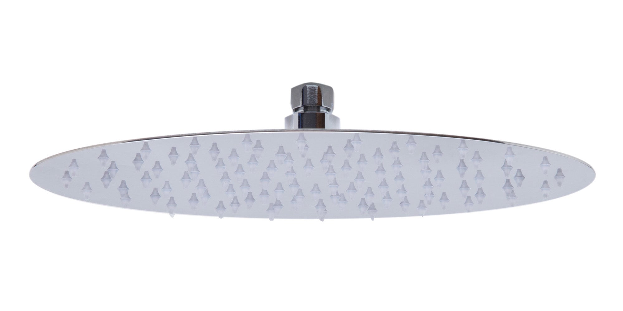 ALFI Brand - 12" Oval Polished Solid Stainless Steel Ultra Thin Rain Shower Head | RAIN128-PSS ALFI Brand - 12" Oval Polished Solid Stainless Steel Ultra Thin Rain Shower Head | RAIN128-PSS