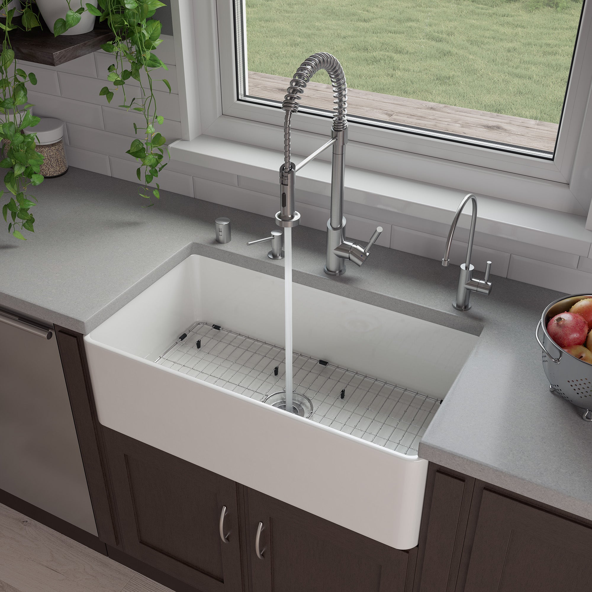 ALFI Brand - Solid Stainless Steel Kitchen Sink Grid for ABF3318S Sink | ABGR33S ALFI Brand - Solid Stainless Steel Kitchen Sink Grid for ABF3318S Sink | ABGR33S