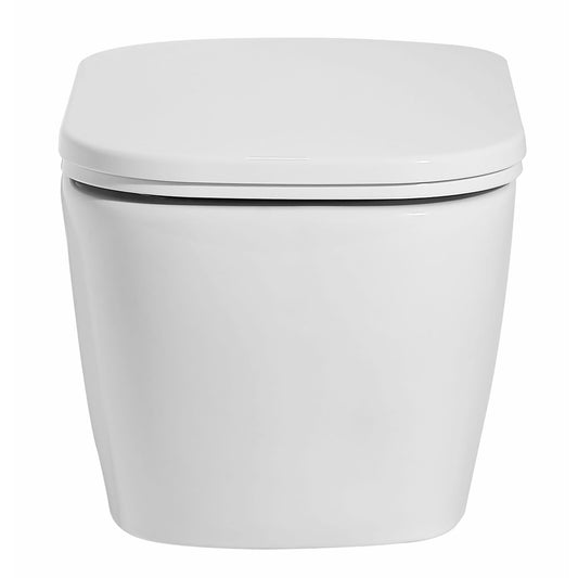 EAGO - White Modern Ceramic Wall Mounted Toilet Bowl | WD390