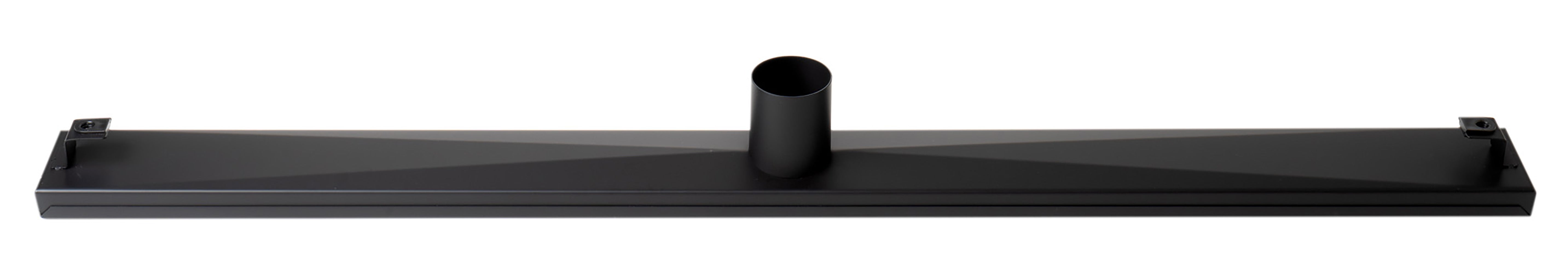 ALFI Brand - 36" Black Matte Stainless Steel Linear Shower Drain with Solid Cover | ABLD36B-BM ALFI Brand - 36" Black Matte Stainless Steel Linear Shower Drain with Solid Cover | ABLD36B-BM