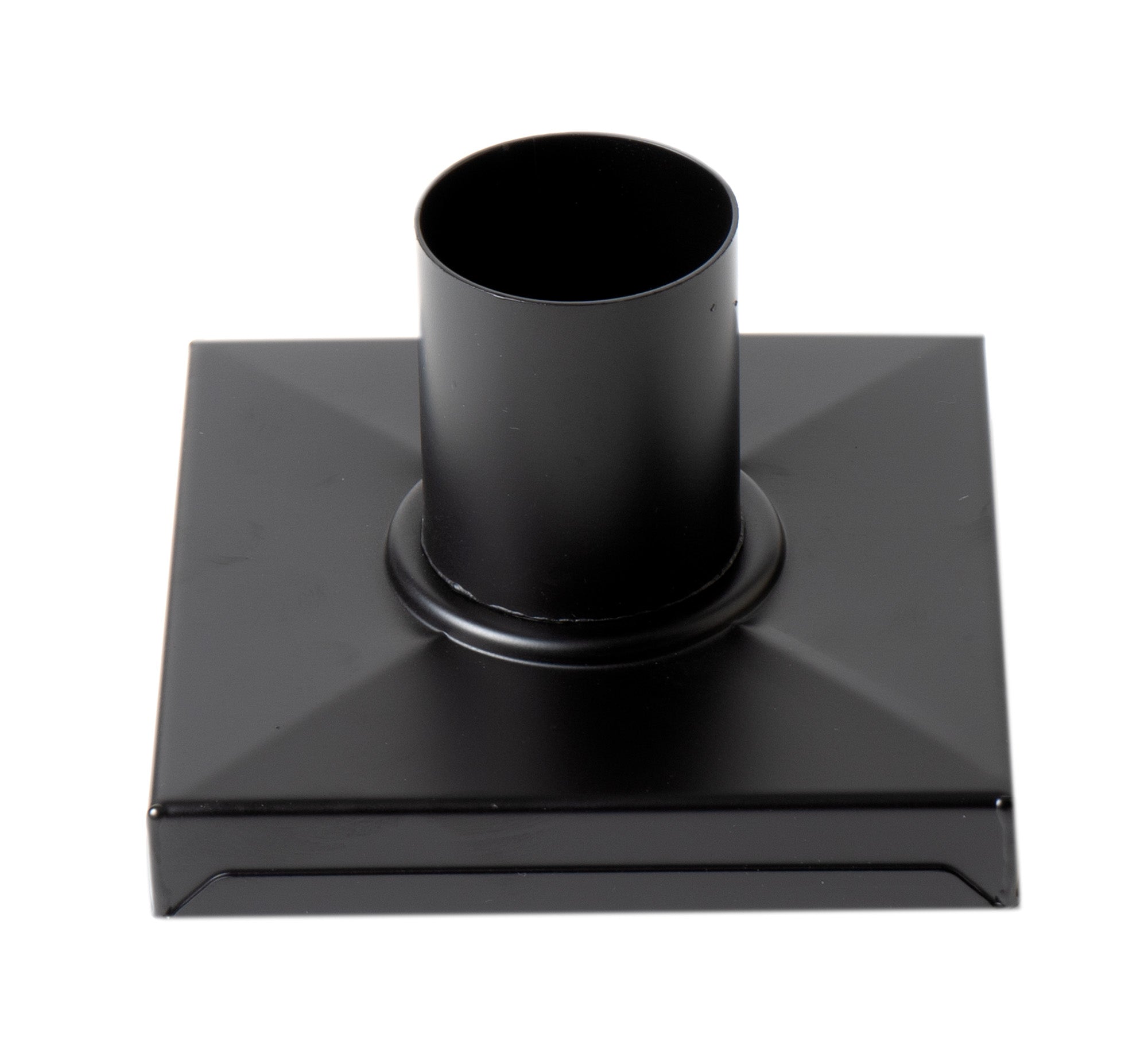 ALFI Brand - 5" x 5" Black Matte Square Stainless Steel Shower Drain with Groove Holes | ABSD55C-BM ALFI Brand - 5" x 5" Black Matte Square Stainless Steel Shower Drain with Groove Holes | ABSD55C-BM