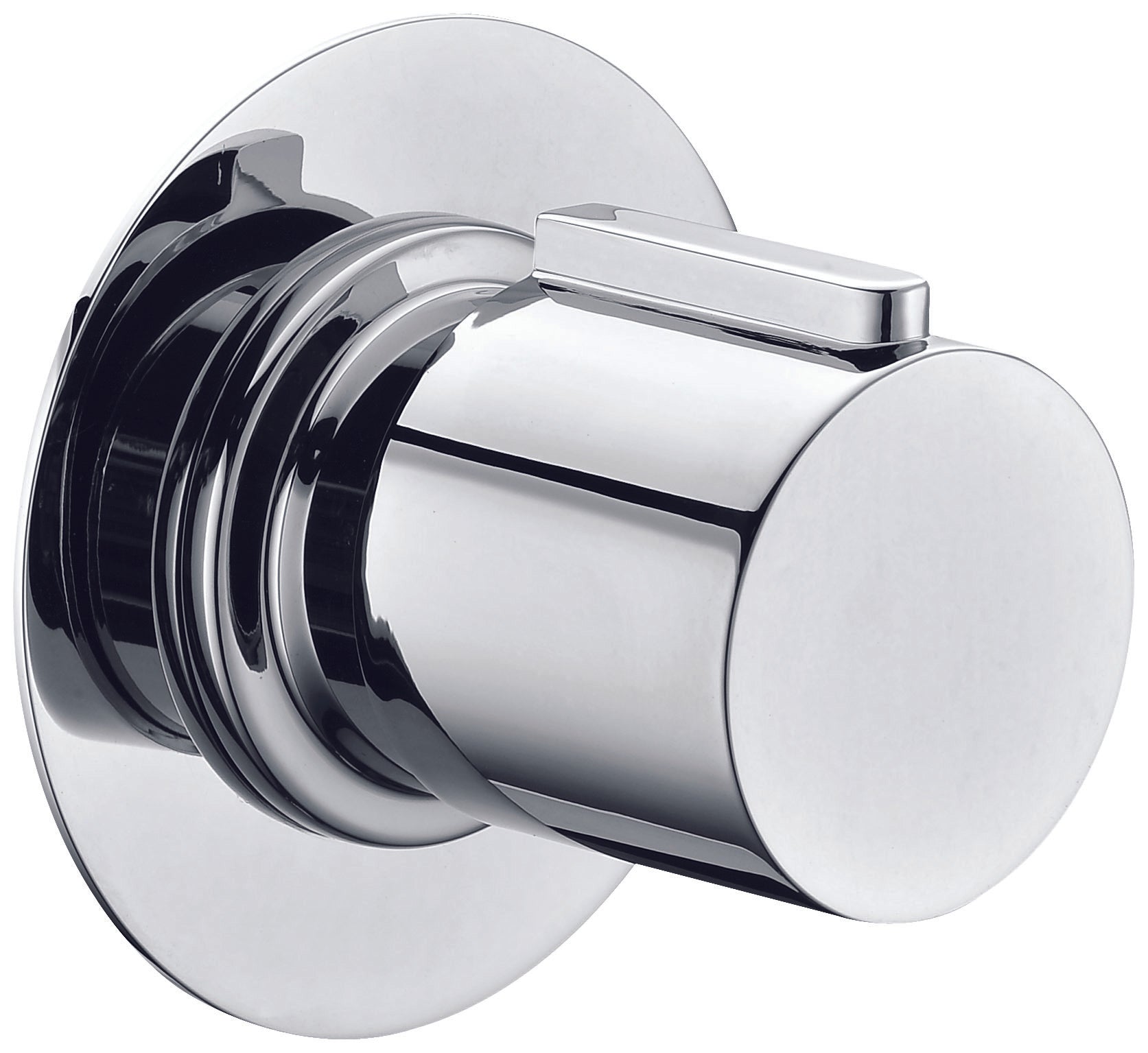 ALFI Brand - Polished Chrome Modern Round 3 Way Shower Diverter | AB9101-PC ALFI Brand - Polished Chrome Modern Round 3 Way Shower Diverter | AB9101-PC