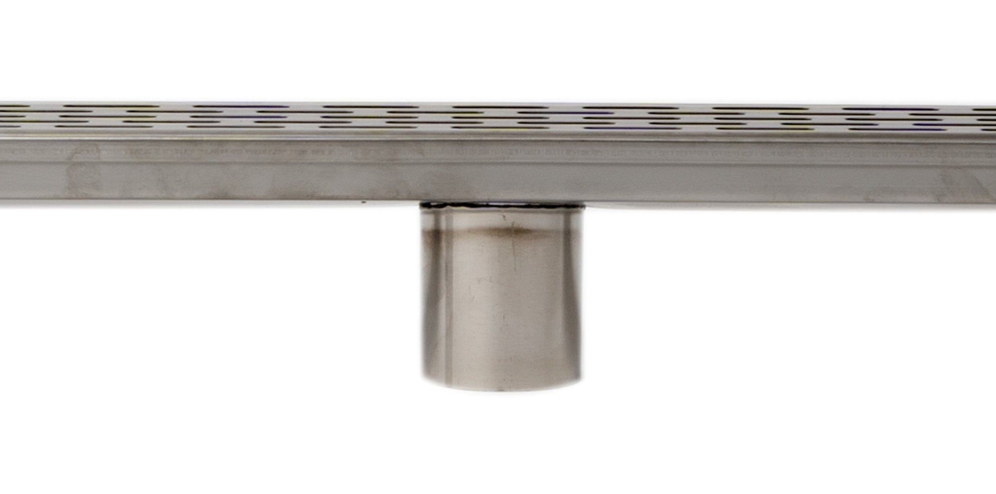 ALFI Brand - 59" Brushed Stainless Steel Linear Shower Drain with Groove Holes | ABLD59C-BSS ALFI Brand - 59" Brushed Stainless Steel Linear Shower Drain with Groove Holes | ABLD59C-BSS