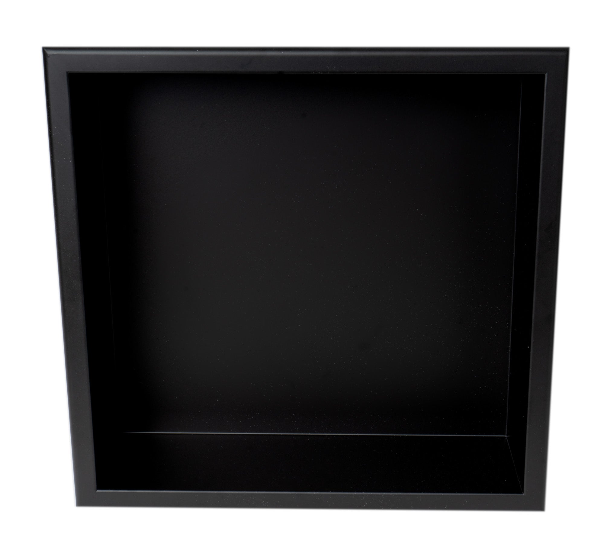 ALFI Brand - 16" x 16" Black Matte Stainless Steel Square Single Shelf Bath Shower Niche | ABNC1616-BLA ALFI Brand - 16" x 16" Black Matte Stainless Steel Square Single Shelf Bath Shower Niche | ABNC1616-BLA