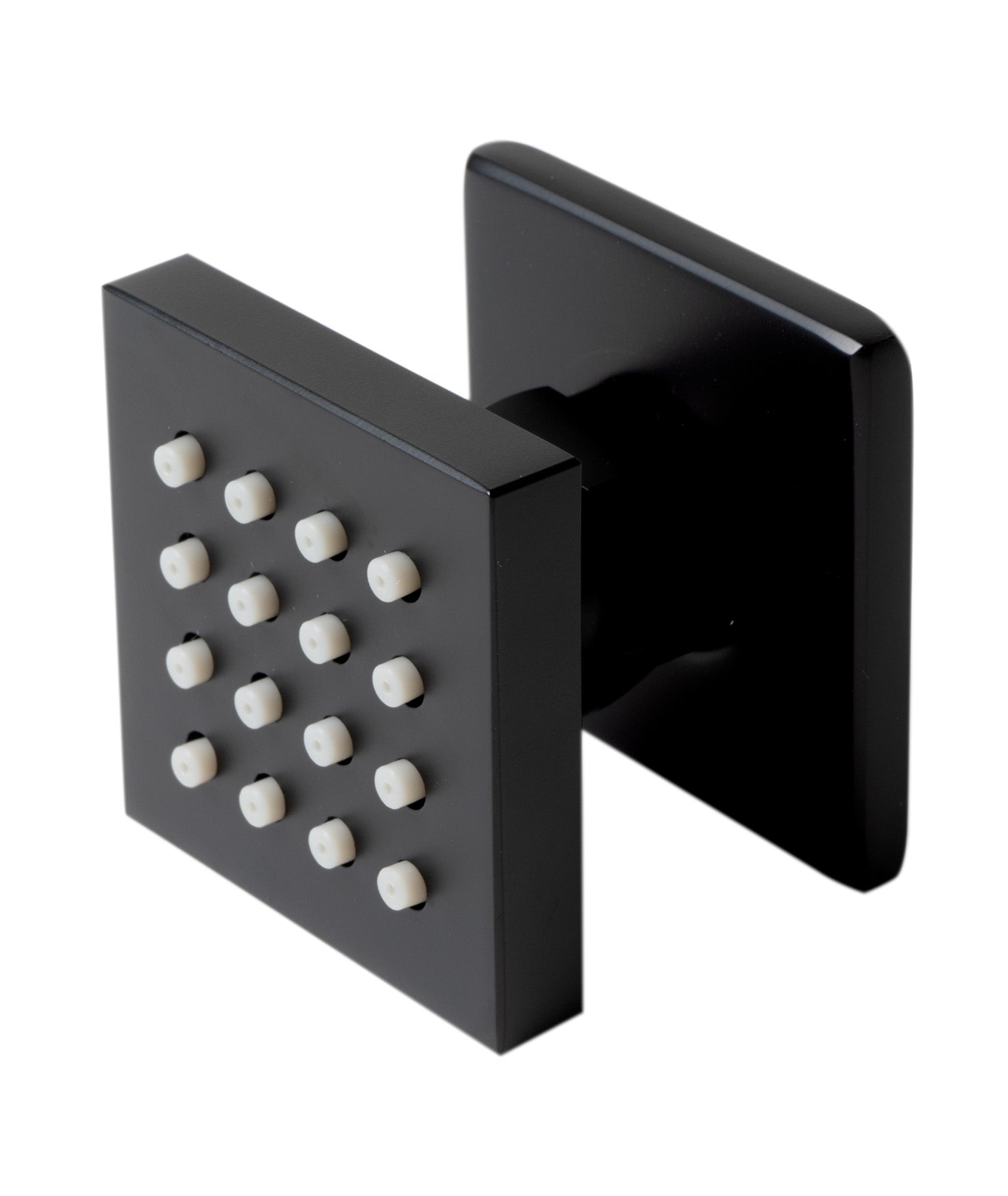 ALFI Brand - Black Matte 2" Square Adjustable Shower Body Spray | AB3820-BM ALFI Brand - Black Matte 2" Square Adjustable Shower Body Spray | AB3820-BM