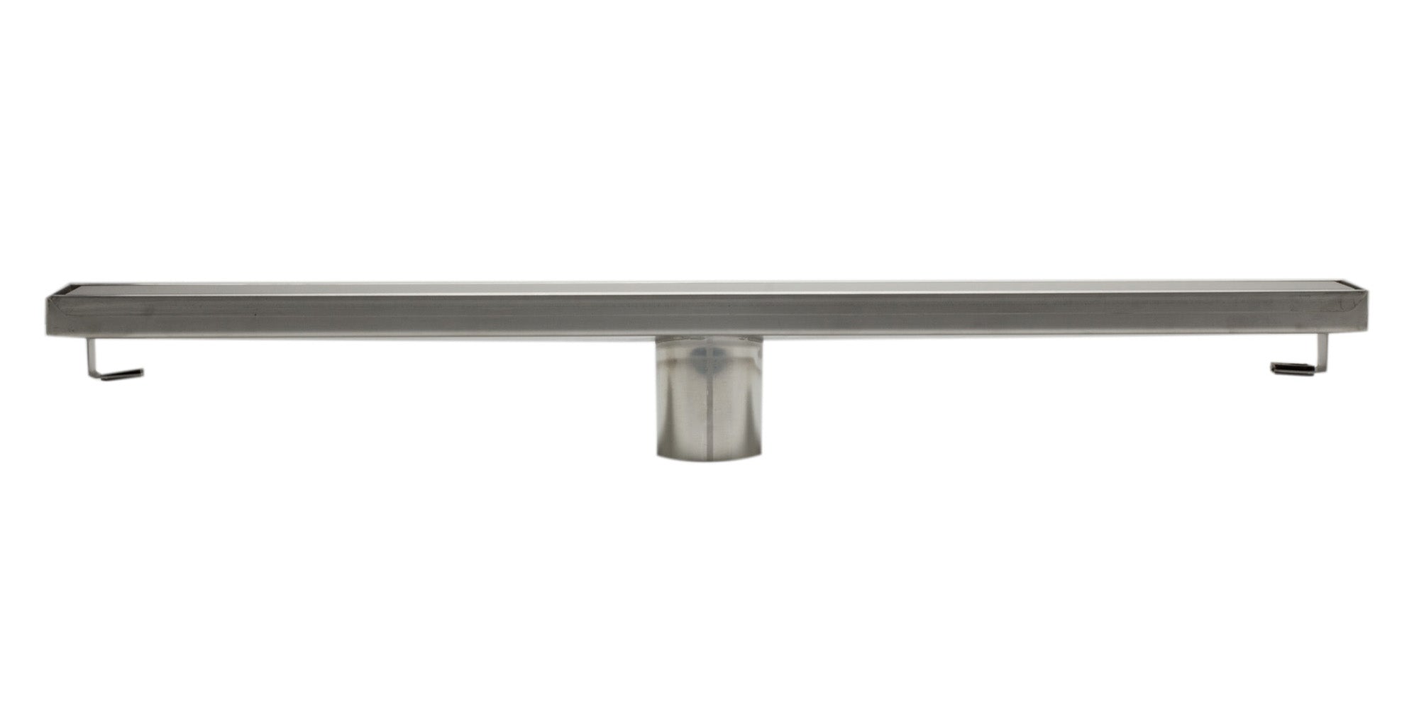 ALFI Brand - 24" Modern Brushed Stainless Steel Linear Shower Drain with Solid Cover | ABLD24B-BSS ALFI Brand - 24" Modern Brushed Stainless Steel Linear Shower Drain with Solid Cover | ABLD24B-BSS
