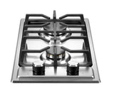 Verona - Verona 12" Designer Gas Cooktop - Brass Burners - SS - 2 Burners Verona - Verona 12" Designer Gas Cooktop - Brass Burners - SS - 2 Burners
