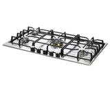 Verona - Verona 36" Designer Gas Cooktop - Brass Burners - SS - 5 Burners Verona - Verona 36" Designer Gas Cooktop - Brass Burners - SS - 5 Burners