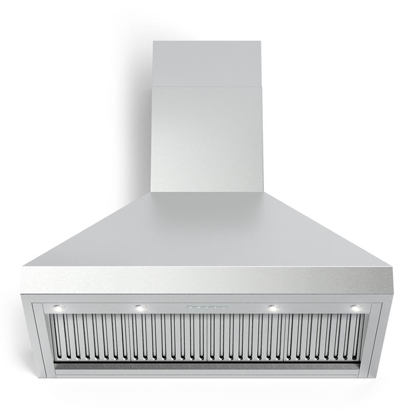 Verona - 48" Designer Chimney Wall Hood- 1200 CFM - 4 Speeds Verona - 48" Designer Chimney Wall Hood- 1200 CFM - 4 Speeds