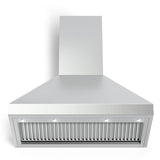 Verona - 48" Designer Chimney Wall Hood- 1200 CFM - 4 Speeds Verona - 48" Designer Chimney Wall Hood- 1200 CFM - 4 Speeds