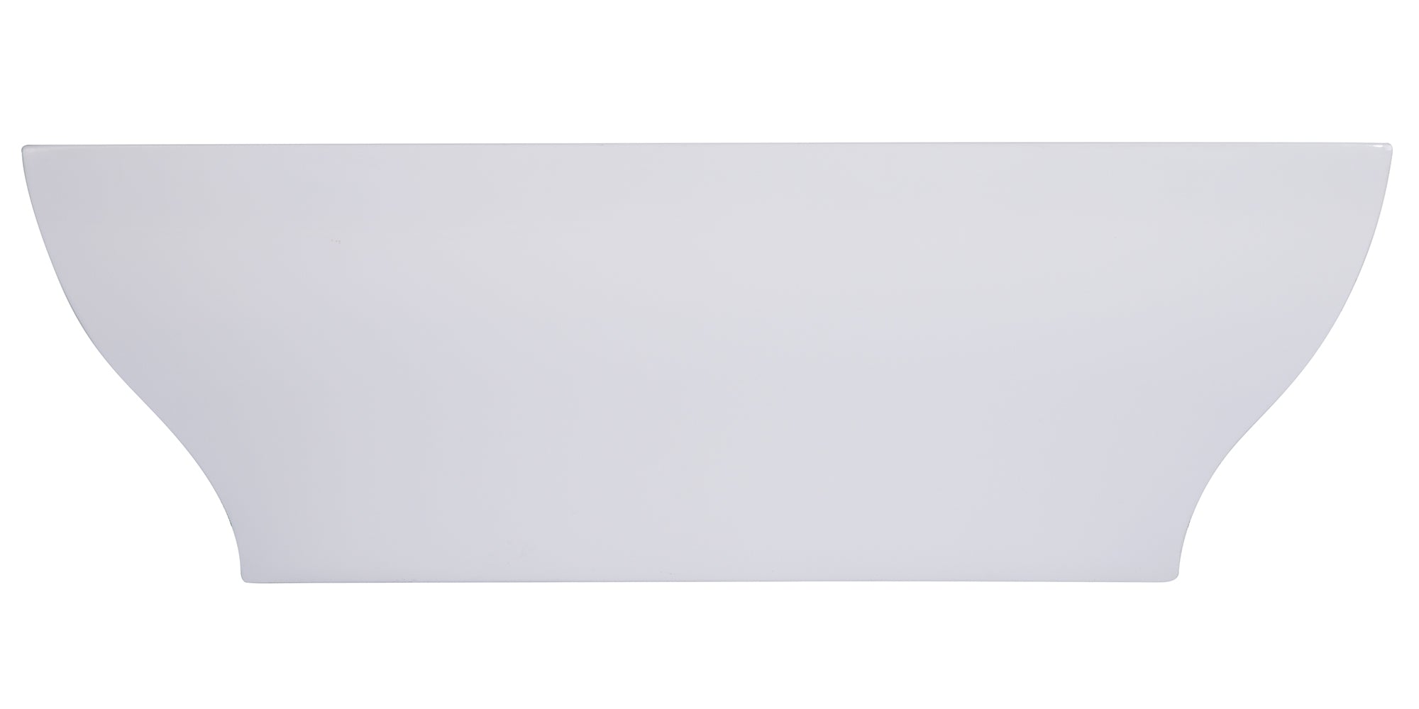 ALFI Brand - 67 inch White Rectangular Acrylic Free Standing Soaking Bathtub | AB8840 ALFI Brand - 67 inch White Rectangular Acrylic Free Standing Soaking Bathtub | AB8840