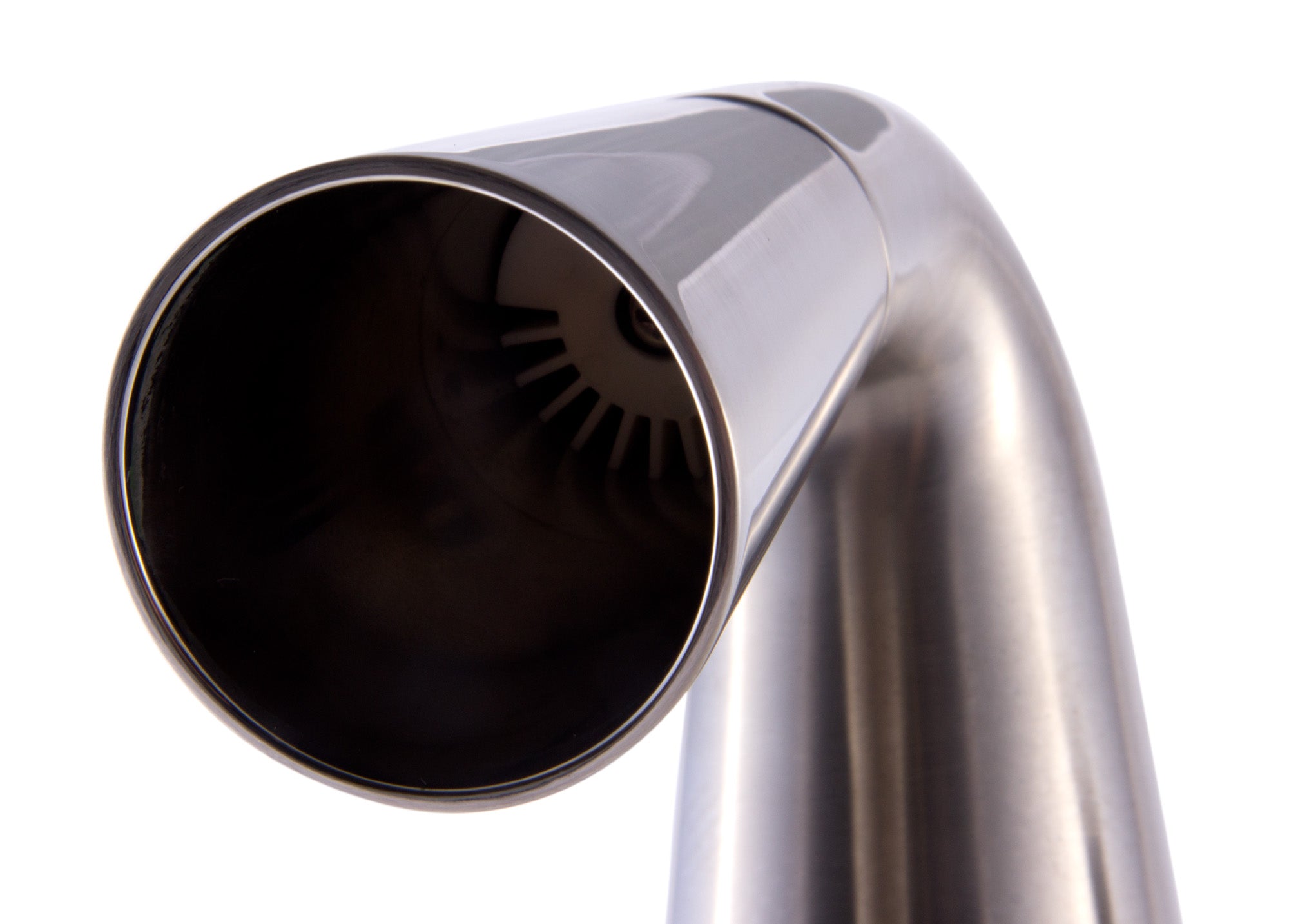 ALFI Brand - Brushed Nickel Single Hole Tall Cone Waterfall Bathroom Faucet | AB1792-BN ALFI Brand - Brushed Nickel Single Hole Tall Cone Waterfall Bathroom Faucet | AB1792-BN