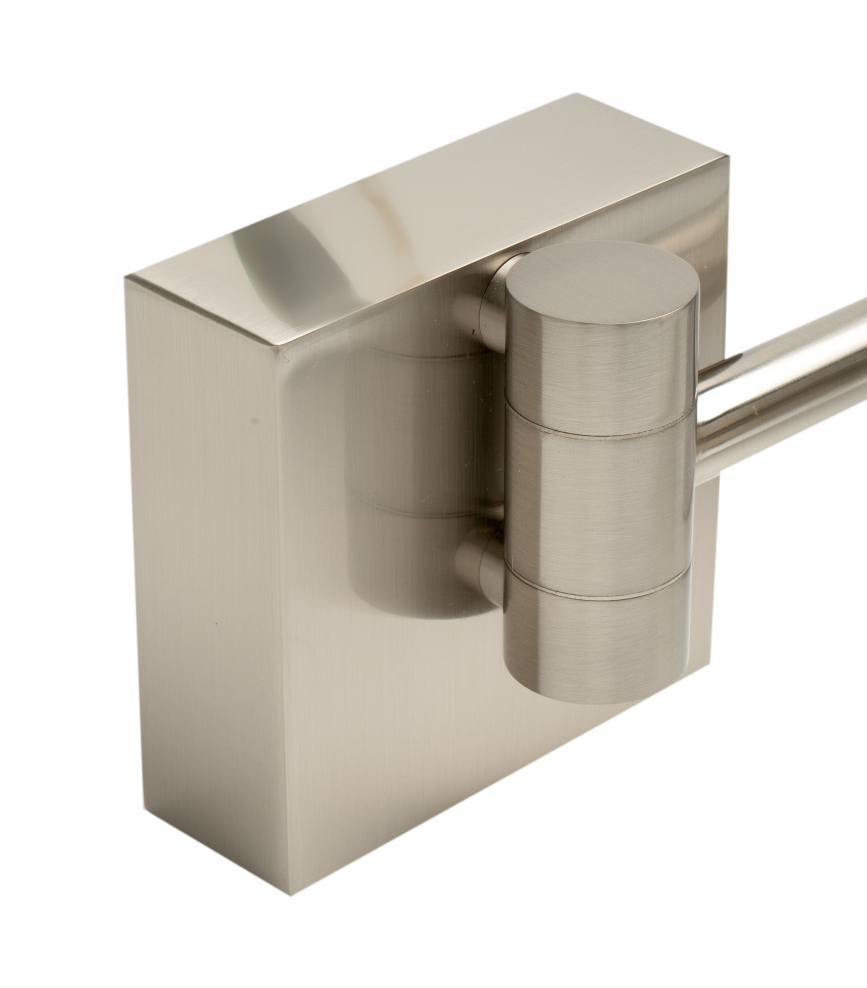 ALFI Brand - Brushed Nickel Wall Mount Square 8" 5x Magnifying Cosmetic Mirror with Light | ABM8WLED-BN ALFI Brand - Brushed Nickel Wall Mount Square 8" 5x Magnifying Cosmetic Mirror with Light | ABM8WLED-BN