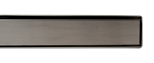 ALFI Brand - 47" Brushed Stainless Steel Linear Shower Drain with Solid Cover | ABLD47B-BSS