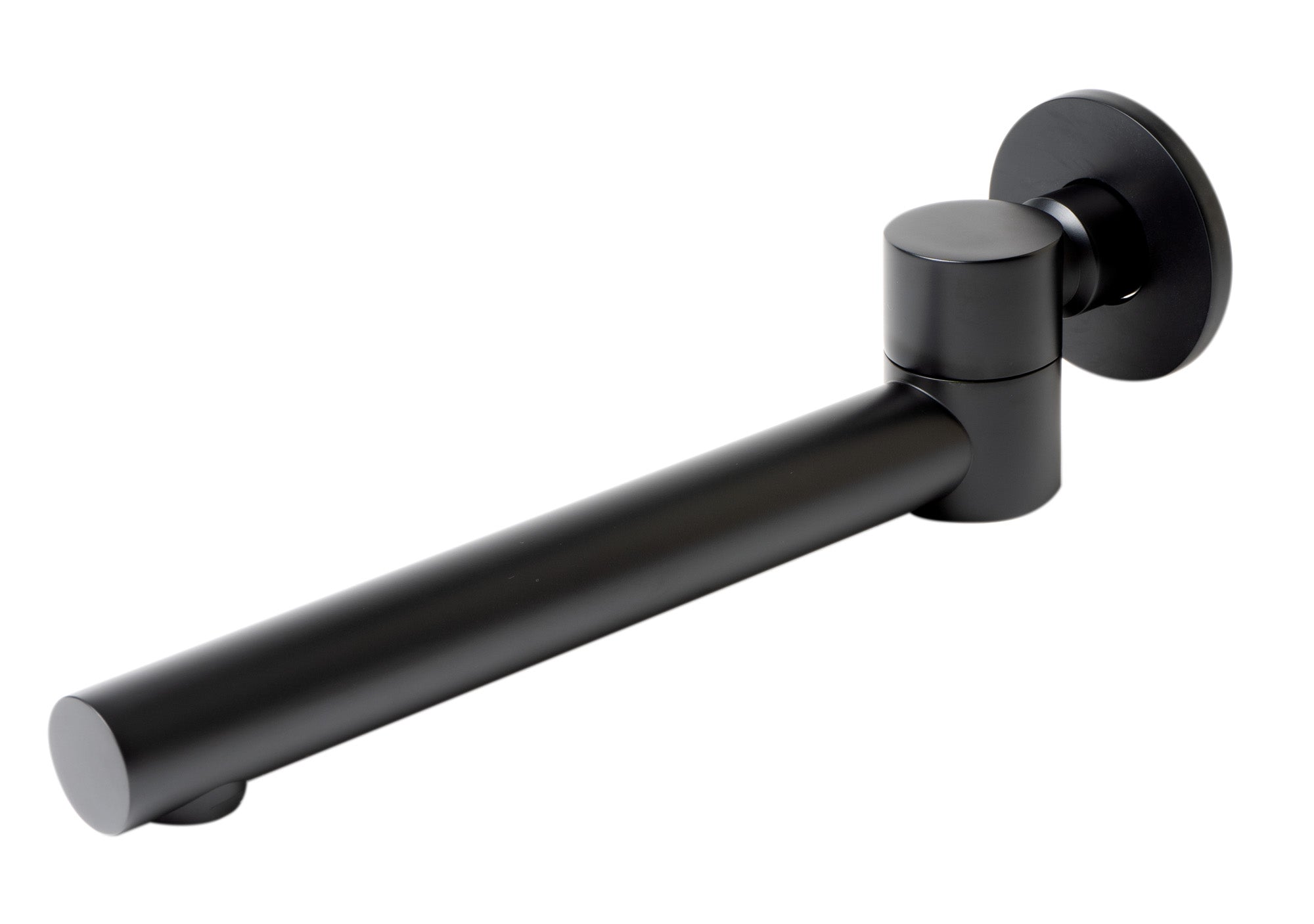 ALFI Brand - Black Matte Round Foldable Tub Spout | AB6601-BM ALFI Brand - Black Matte Round Foldable Tub Spout | AB6601-BM
