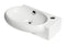 ALFI Brand - White 17" Small Wall Mounted Ceramic Sink with Faucet Hole | ABC117