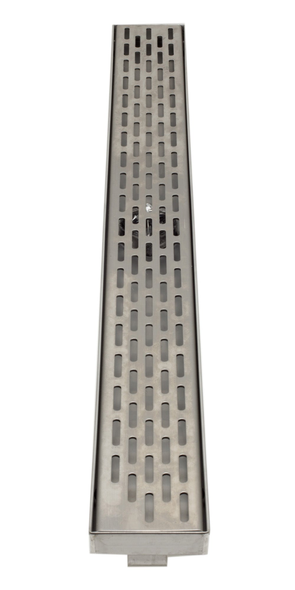 ALFI Brand - 32" Modern Stainless Steel Linear Shower Drain with Groove Holes | ABLD32C-BSS ALFI Brand - 32" Modern Stainless Steel Linear Shower Drain with Groove Holes | ABLD32C-BSS