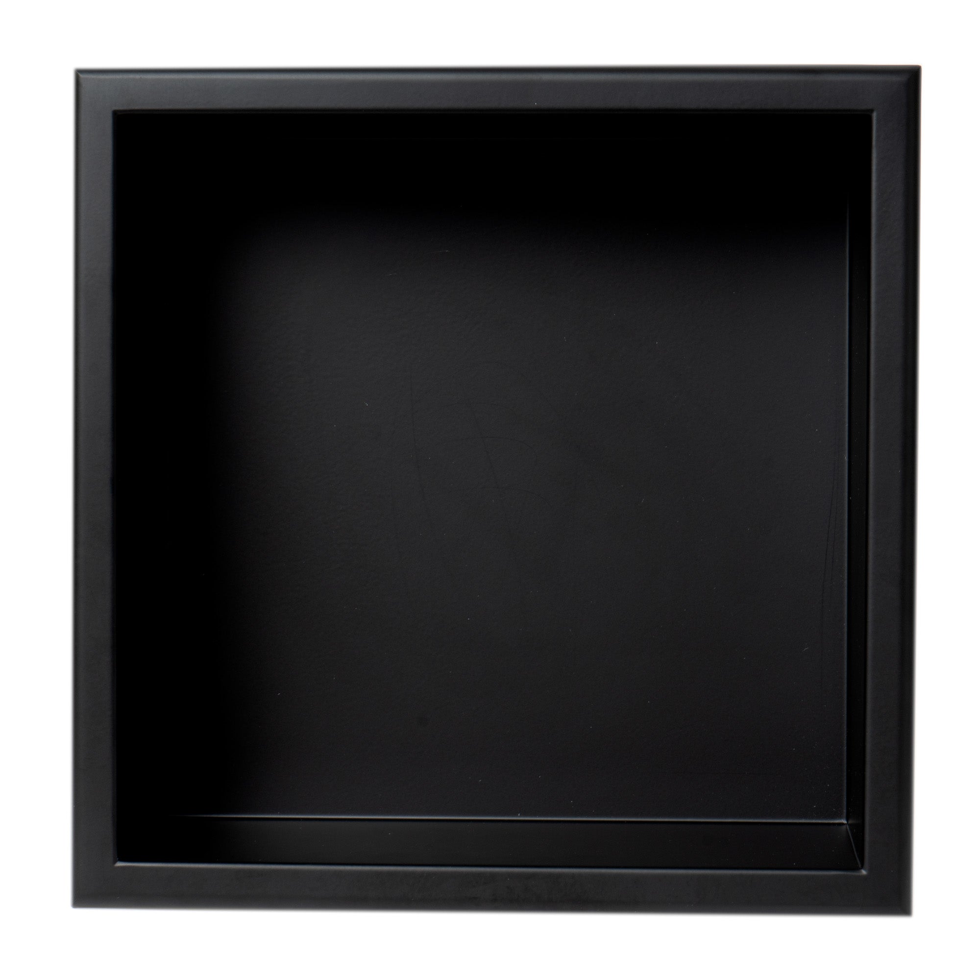 ALFI Brand - 12" x 12" Black Matte Stainless Steel Square Single Shelf Bath Shower Niche | ABNC1212-BLA ALFI Brand - 12" x 12" Black Matte Stainless Steel Square Single Shelf Bath Shower Niche | ABNC1212-BLA