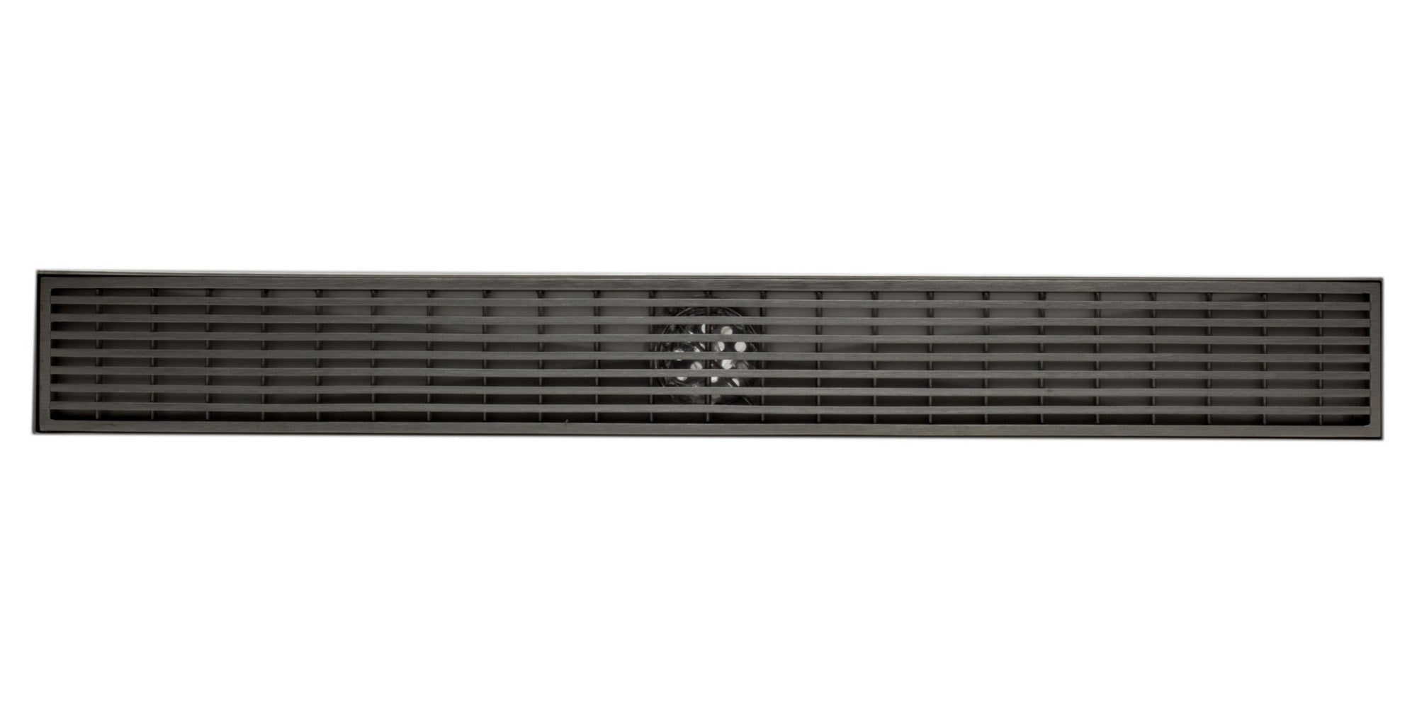 ALFI Brand - 24" Modern Stainless Steel Linear Shower Drain with Groove Lines | ABLD24D ALFI Brand - 24" Modern Stainless Steel Linear Shower Drain with Groove Lines | ABLD24D